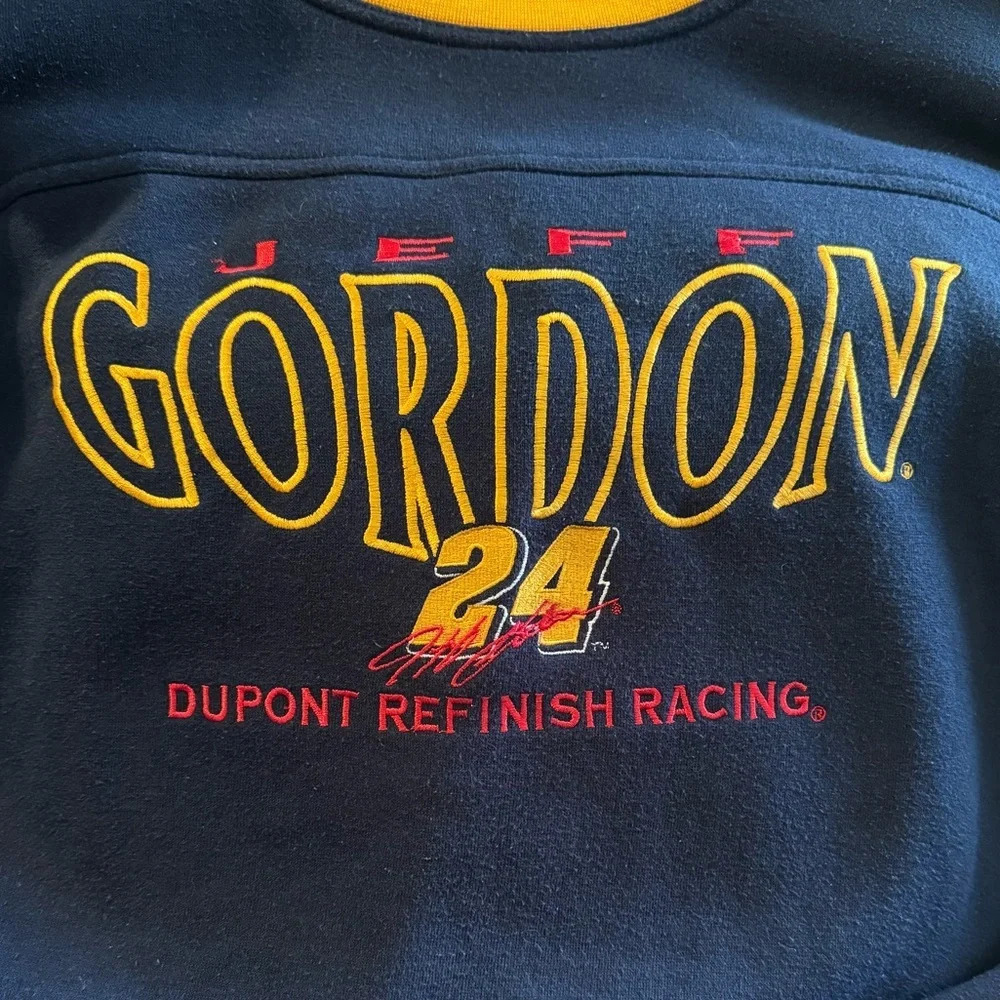 Vintage 1990’s NASCAR DuPont Jeff Gordon Crew Neck Sweatshirt - Picture 4 of 4